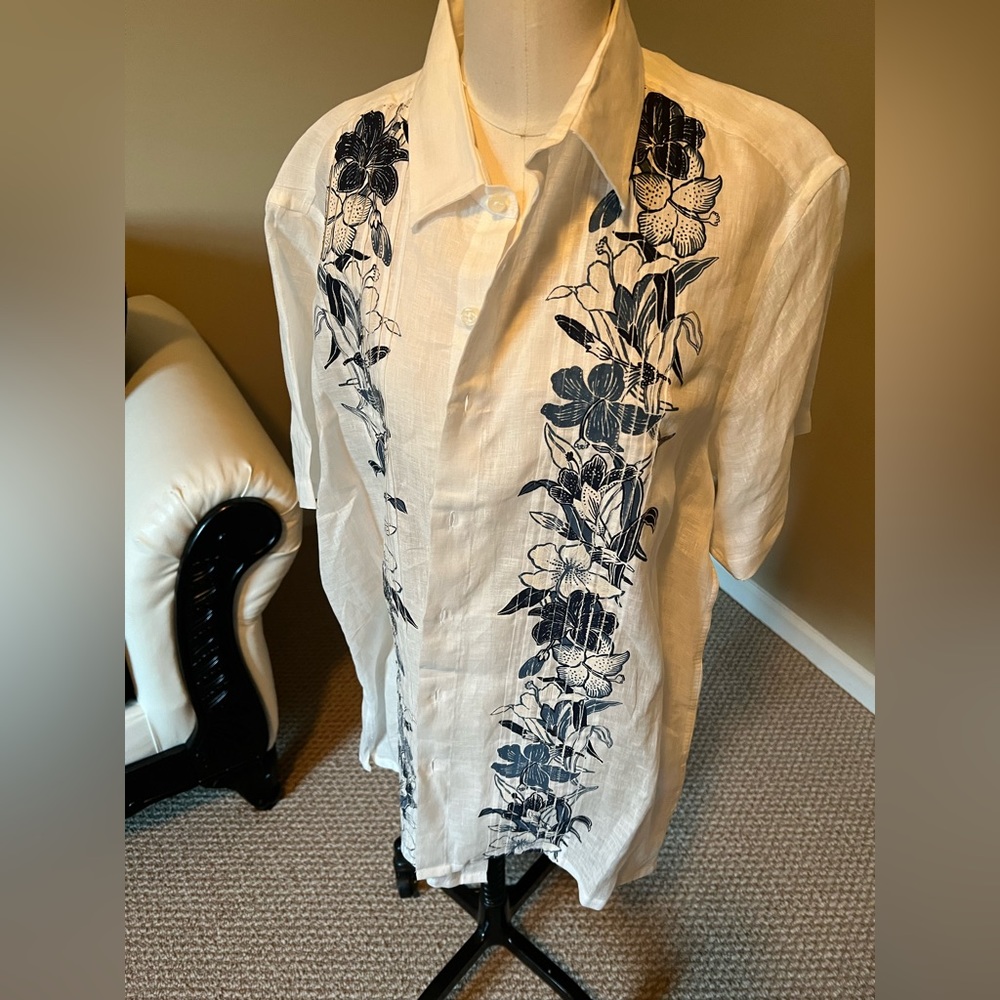 Mens shortsleeved shirt l CLUB ROOM l SHIRT size Large